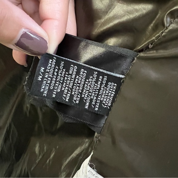 RUDSAK Olive Green Fur-Trimmed Women’s Parka Jacket - Picture 12 of 13